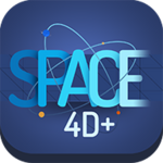 space 4d+ android application logo